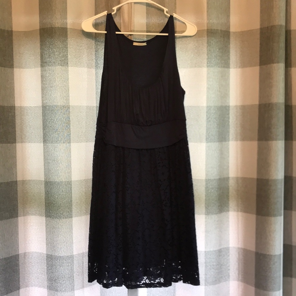 Blue lace dress